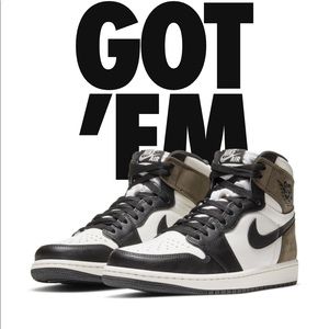 AIR JORDAN 1 BLACK MOCHA